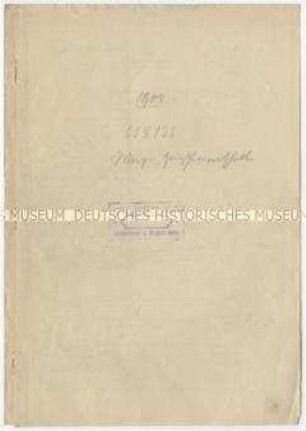 Patentschrift einer Pferdehalter-Vorrichtung, Patent-Nr. 658.135