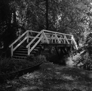 Lübben, Fußgängerbrücke über Spree