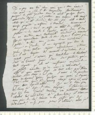 Brief von Madeleine de Chamisso an Charles de Chamisso und Hippolyte de Chamisso
