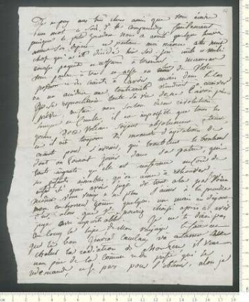 Brief von Madeleine de Chamisso an Charles de Chamisso und Hippolyte de Chamisso
