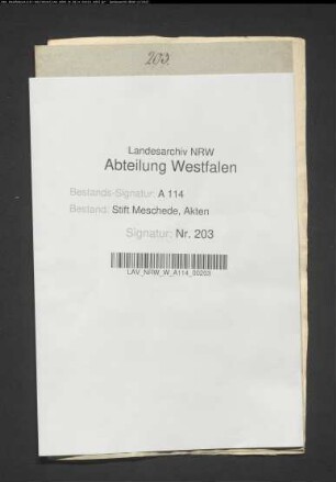 Memorienstiftung des Vikars Joh, Heinrich Schulte