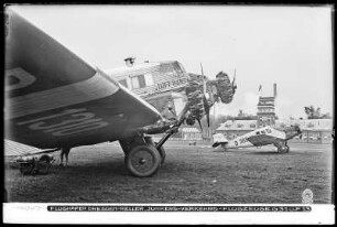 Flughafen Dresden-Heller, Junkers-Verkehrsflugzeug G 31 und F 13