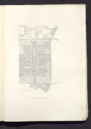 Irrenhaus Buch, Lageplan