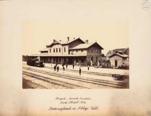 Bergisch-Märkische Eisenbahn Stationsgebäude Ohligs-Wald (heute: Solingen-Ohligs): Ansicht