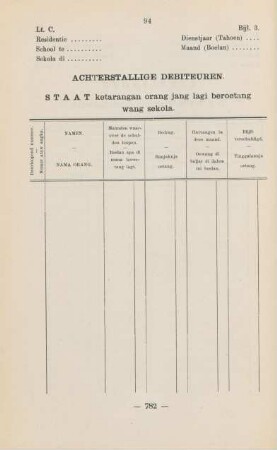 Bijl. 3. Lt. C. Achterstallige Debiteuren