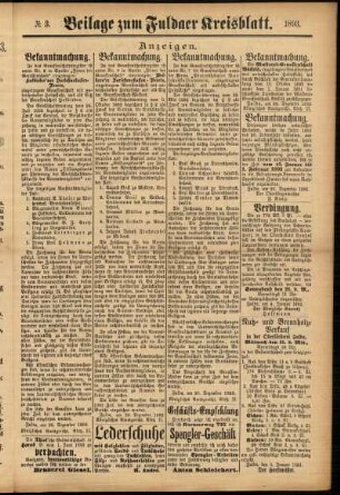 Zweite Ausgabe vom Samstag, den 07. Januar 1893.