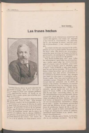 Las frases hechas : (De L'Illustration", de París.) - [Traducción]