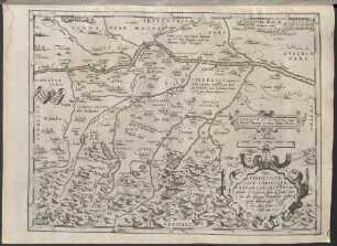 Tipus Vindeliciae Sive Utriusque, Bavariae : Secundum antiquum et recentiorem situm, ab Joanne Aventino olim descriptus, Principibusque eiusdem regionis dedicatus