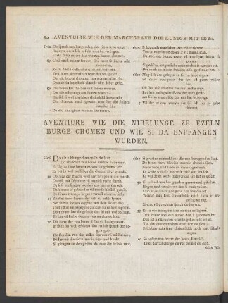 Aventiure Wie Die Nibelunge Ze Ezeln Burge Chomen Und Wie Si Da Enpfangen Wurden.