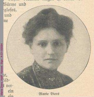 Porträt von Marie Diers