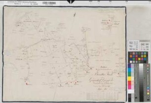 Nordkirchen (Nordkirchen), Teilung des Goerfeldes, Brouillonkarte