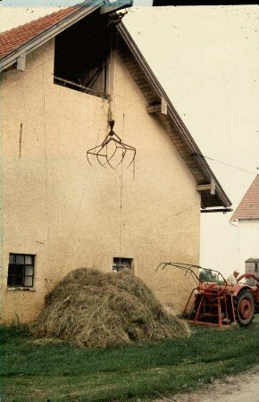 Fotografie: Greiferanlage, Heu