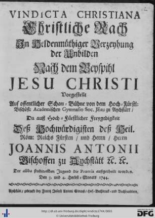 Vindicta Christiana