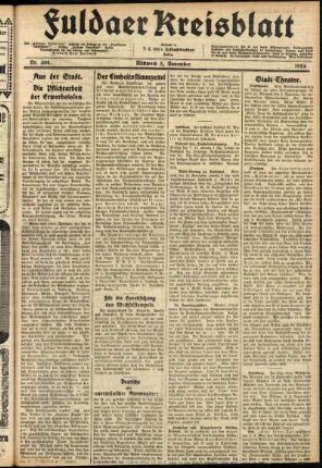 Ausgabe vom Mittwoch, den 05. November 1924.