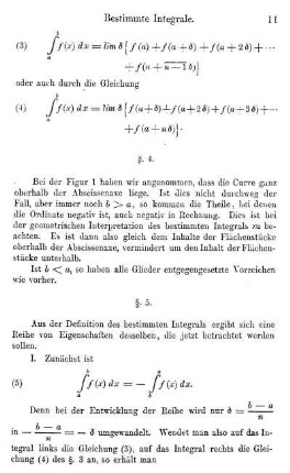 §. 4. Vorzeichen der Bestandtheile des bestimmten Integrals