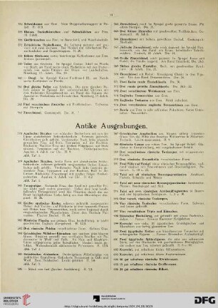Antike Ausgrabungen (Nr. 578-606)