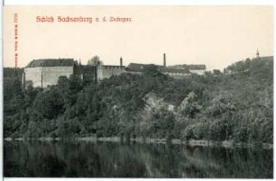 Frankenberg. Schloss Sachsenburg a. d. Zschopau