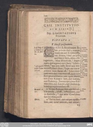 Caii Institutionum Liber [I.]