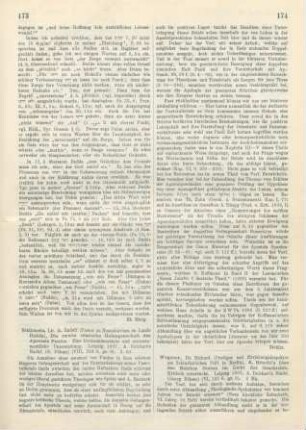 173-174 [Rezension] Steinmetz, Rudolf, Die zweite römische Gefangenschaft des Apostels Paulus
