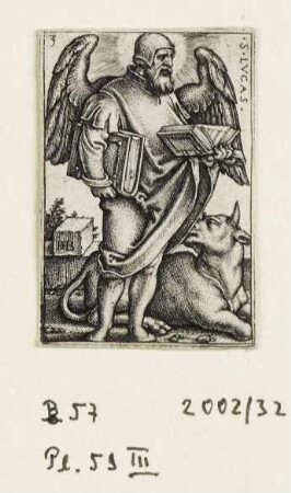 S. Lvcas, Blatt 3 der Folge "Vier Evangelisten"