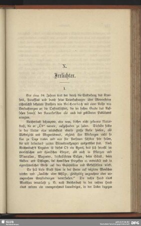 X. Irrlichter
