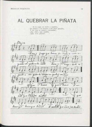 Al quebrar la piñata - [Música]