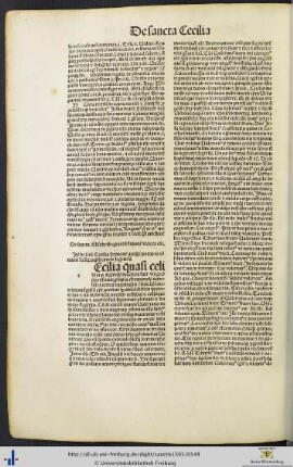 De sancta Cecilia