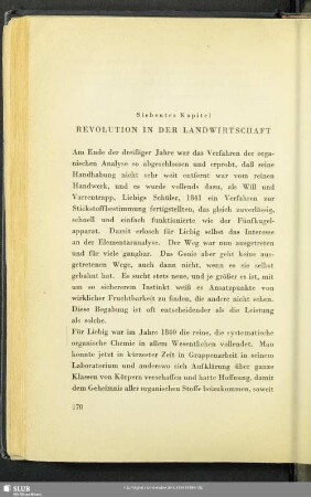 Siebentes Kapitel. Revolution In Der Landwirtschaft