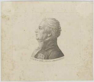 Bildnis Ludwig XVIII., König v. Frankreich