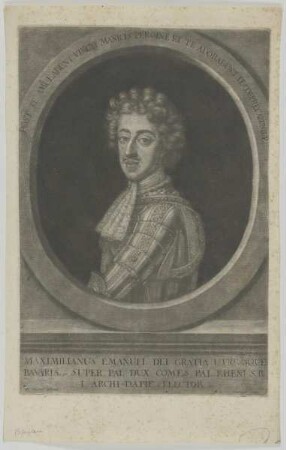 Bildnis des Maximilian II. Emanuel von Bayern