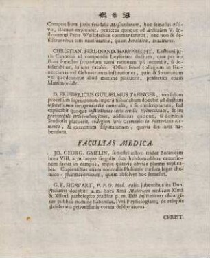 3v-4r, Facultas Medica