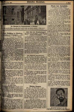 Zweite Ausgabe vom Dienstag, den 10. September 1929.