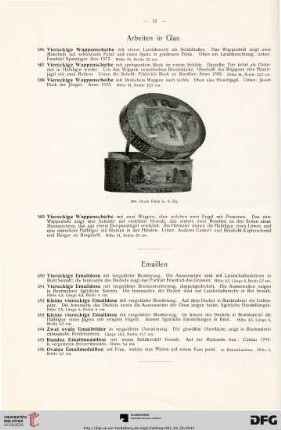 Emaillen (Nr. 590-596)