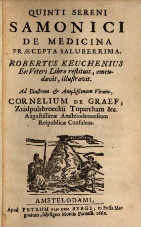 De medicina praecepta saluberrima