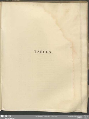 Tables