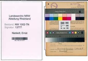 Entnazifizierung Ernst Nietiedt , geb. 22.06.1900 (Fahrer)