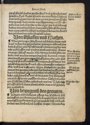 Von schlaffen und Wachen.