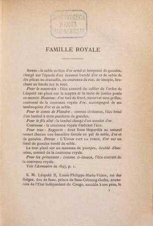 La Noblesse belge : annuaire de .... 1893,1