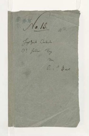 Titelumschlag (C. P. E. Bach)