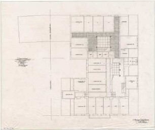 Gsaenger, Gustav; Lenggries (Bayern); Gasthaus "Altwirt", Umbau - Grundriss DG