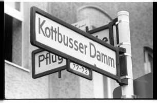 Kleinbildnegativ: Kottbusser Damm, 1977