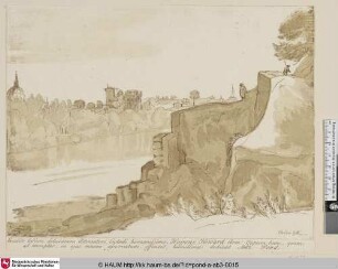 [Landschaft mit dem Tiber und Rom im Hintergrund; Paysages]