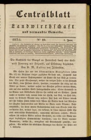 1835. No. 10. 5. Juni