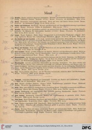 Metall (Nr. 233-311)