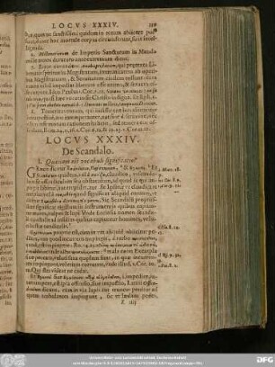 Locus XXXIV. De Scandalo.