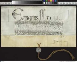 Papst Eugen IV. gewährt Markgraf Albrecht Achilles von Brandenburg das Recht auf einen tragbaren Altar