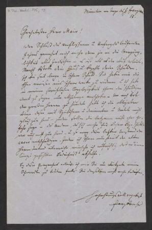 Brief an Julius Joseph Maier : 04.10.1855