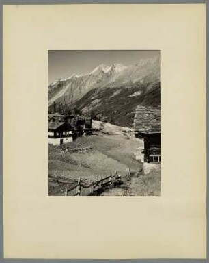Bergkette bei Zermatt