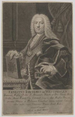 Bildnis des Ernestvs Ioachimvs de Westphalen