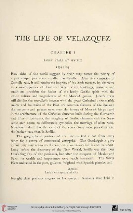 Chapter I: Early years at Seville, 1599 - 1623